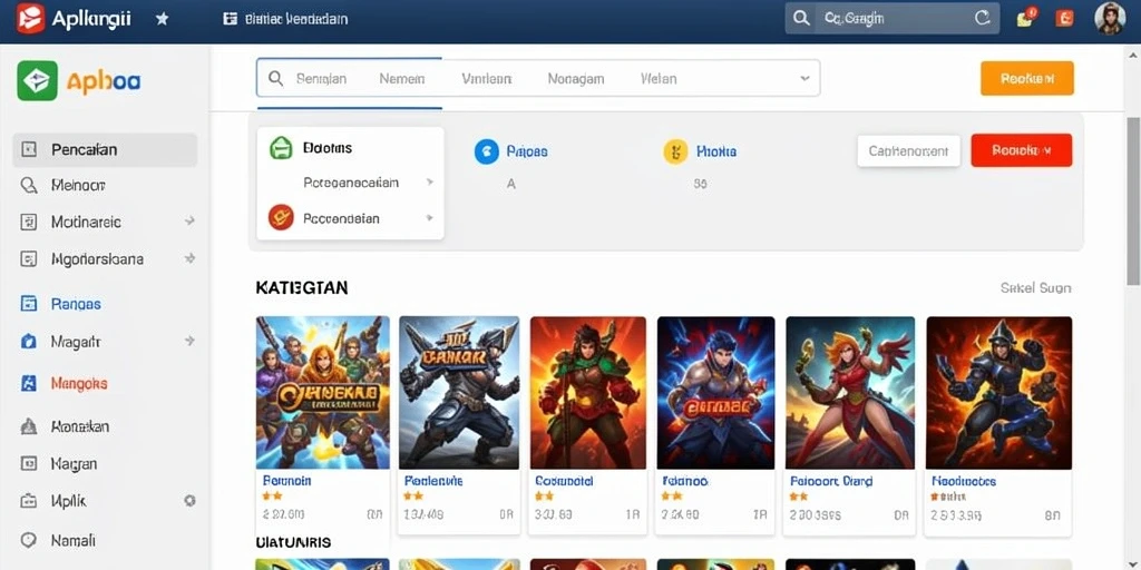 Tampilan antarmuka yang menarik dan user-friendly.