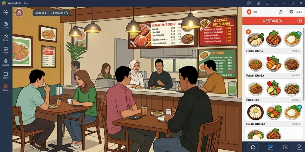 Tampilan antarmuka yang ramah pengguna dan menarik.