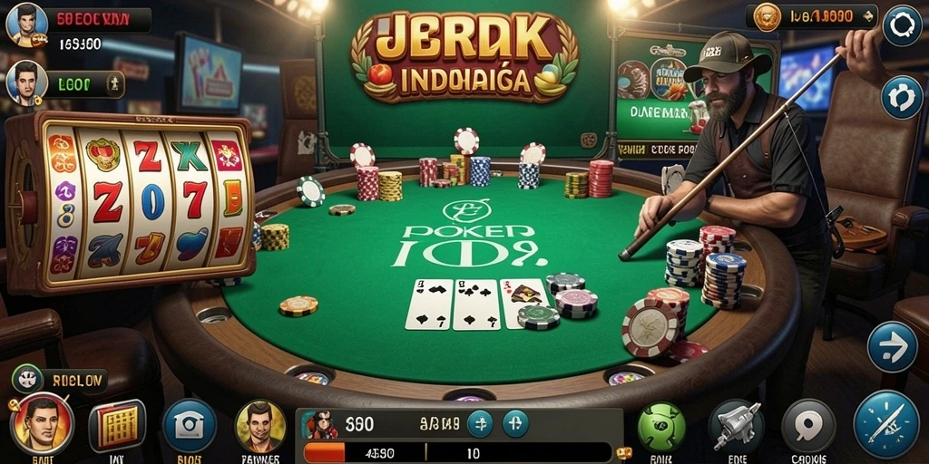 Tampilan mesin slot klasik yang menarik.